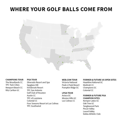 Noodle Mix Golf Balls, Mint Quality, 50 Golf Balls, by Hunter Golf
